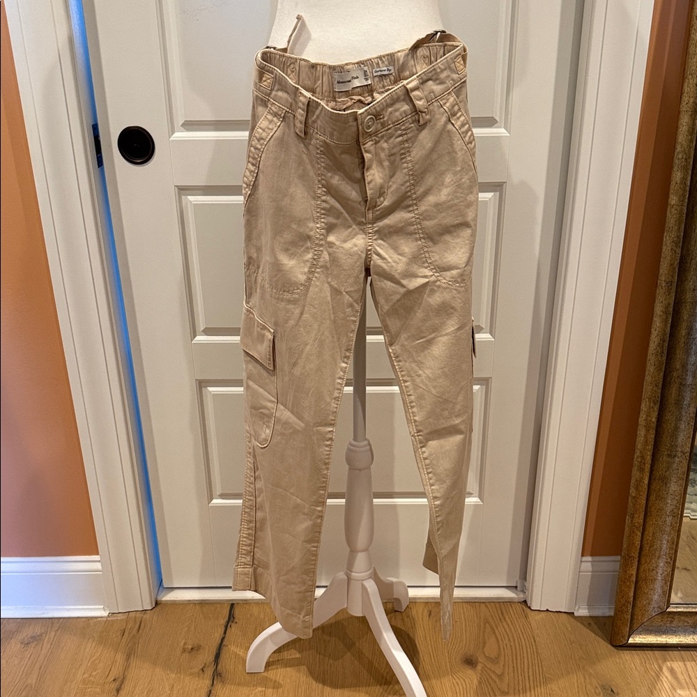 Abercrombie Tan Cargo Pants